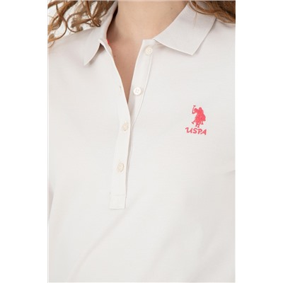 Kadın Taş Basic Polo Yaka Sweatshirt