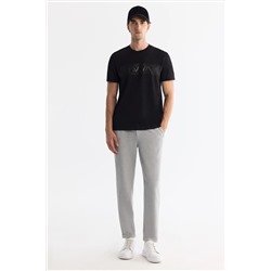 Avva, Erkek Açık Gri Yanı Lastikli Gofreli Chino Pantolon B003037