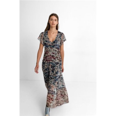 Vestido largo camuflaje