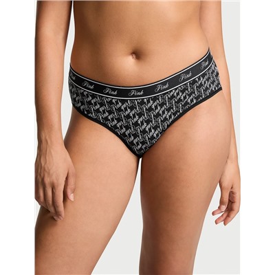 Logo Cotton Hiphugger Panty