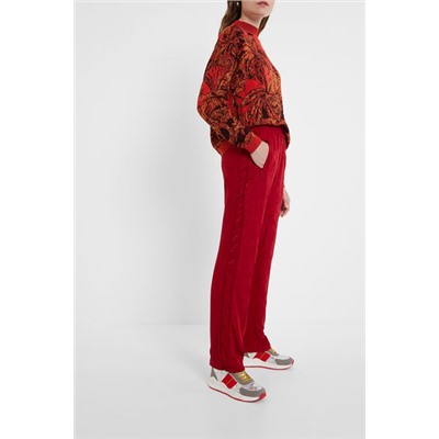 Pantalón deportivo jacquard