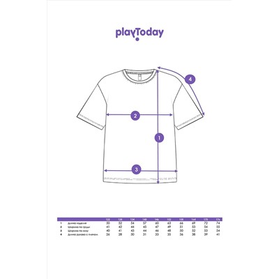 Футболка PLAYTODAY, 1127202