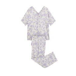 Pijama largo estampado viscosa