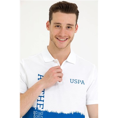 Erkek Saks Polo Yaka Tişört