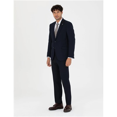 Lacivert Slim Fit Takım Elbise