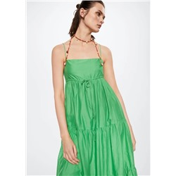 Vestido largo fluido -  Mujer | MANGO OUTLET España