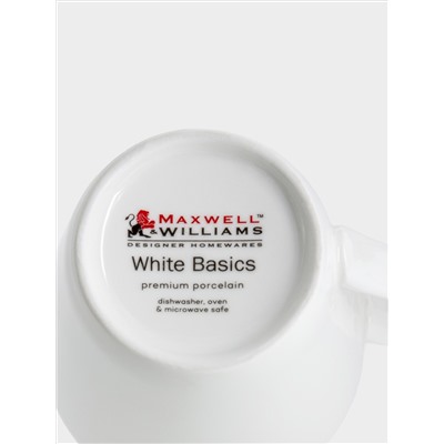 Кружка, 300 мл, фарфор P, белая, White Basics
