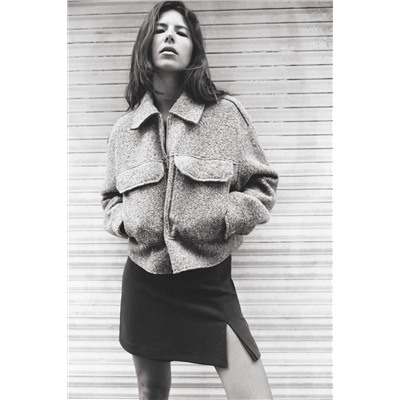 SHORT BOUCLÉ JACKET
