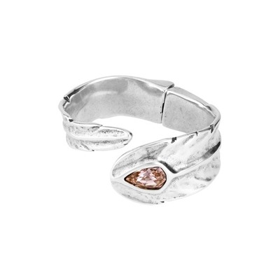 Uno De 50 Desplumada Swarovski Accented Cuff Bracelet