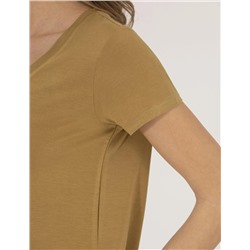 Yeşil Comfort Fit Basic Tişört