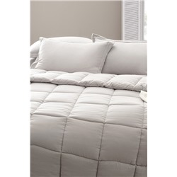 Mona Tek Kişilik Comforter Set - Taş