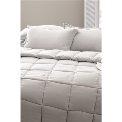 Mona Tek Kişilik Comforter Set - Taş