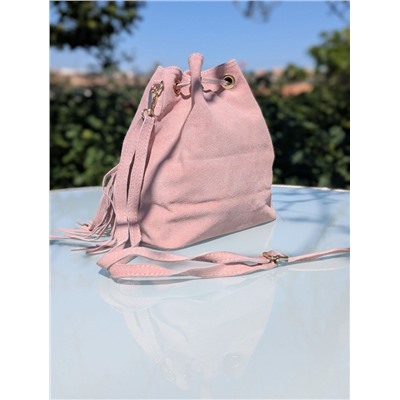 Итальянская сумка из натуральной кожи AB.Z · Pelle · Bary flecas (440) Rosa