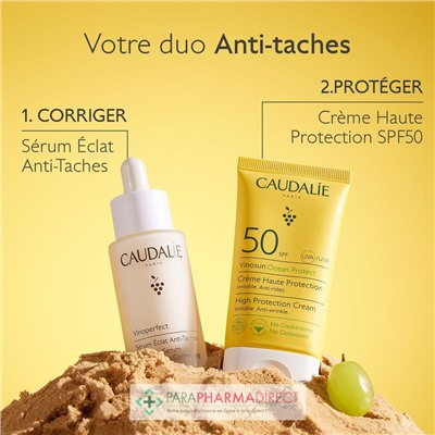 Caudalie Vinosun Protect - SPF50 - Crème Solaire Haute Protection 50ml