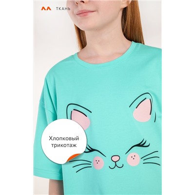 Туника оверсайз для девочки Happyfox
