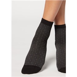 Kurze gemusterte Socken