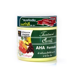 Маска для окрашенных и кудрявых волос c фруктовыми кислотами 250 мл. CARING AHA Formula