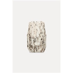ZW COLLECTION PRINTED VOLUMINOUS TOP