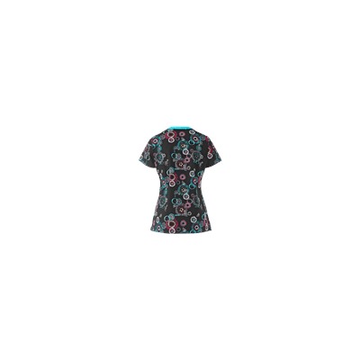 WonderWink Scrubs WonderFLEX Festival Season Print Top