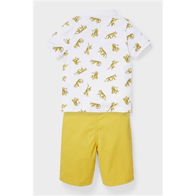 Set - Poloshirt und Shorts - Bio-Baumwolle