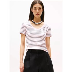 Stripe V-Neck Favorite T-Shirt