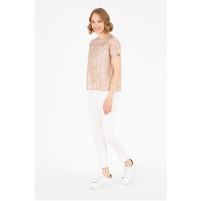 Kadın Beyaz Slim Hight Waist Fit Jean Pantolon