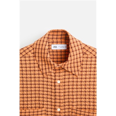CAMISA SEERSUCKER CUADROS