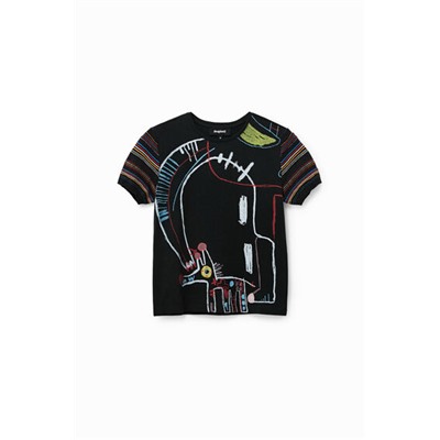Camiseta manga tricot