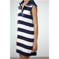 SHORT KNIT STRIPED DRESS