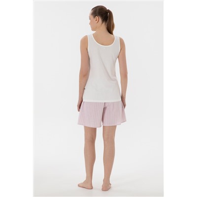 Kadın Ekru Pijama Takımı