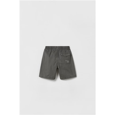 POPLIN BERMUDA SHORTS