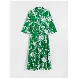 Gemustertes Maxikleid