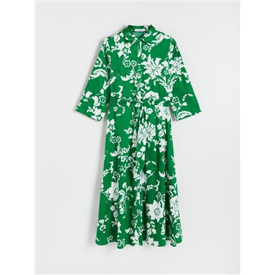 Gemustertes Maxikleid