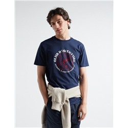 Canoe T-shirt, Men, Dark Blue