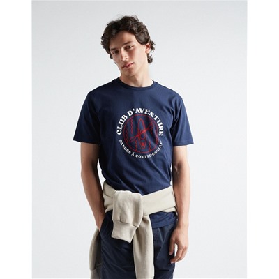 Canoe T-shirt, Men, Dark Blue