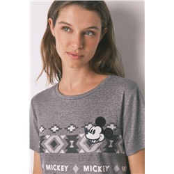 Pijama largo manga corta Mickey