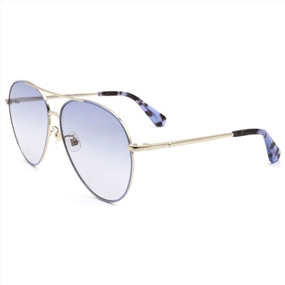 KATE SPADE Women's Gold-Tone Aviator Sunglasses