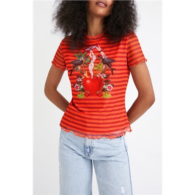 Camiseta slim rayas