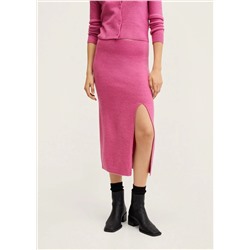 Falda punto abertura -  Mujer | MANGO OUTLET Melilla