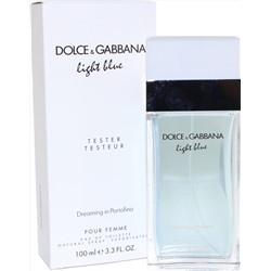 DOLCE & GABBANA LIGHT BLUE DREAMING IN PORTOFINO edt (w) 100ml TESTER