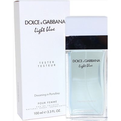 DOLCE & GABBANA LIGHT BLUE DREAMING IN PORTOFINO edt (w) 100ml TESTER