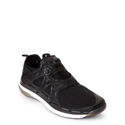 REEBOK Black & White Pump Studio Fitness Sneakers