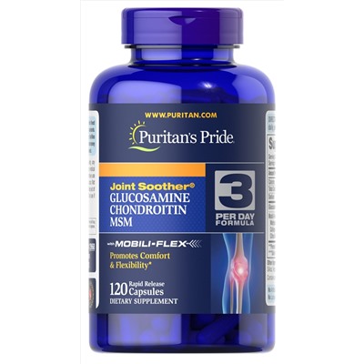 Puritan's Pride Double Strength Glucosamine, Chondroitin & MSM Joint Soother®