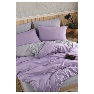 Sheri Home Lilac Düz Desen Çift Taraflı Çift Kişilik Nevresim 200x220 %100 Pamuk01453020 TYC00718698426