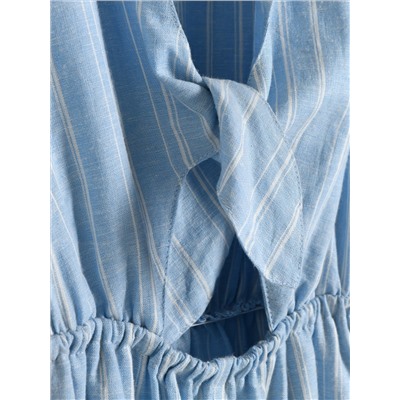 Kurzer Jumpsuit mit hohem Leinenanteil