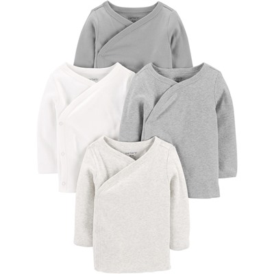 4-Pack Side-Snap Tees