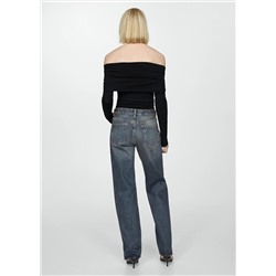 Jeans rectos tiro medio