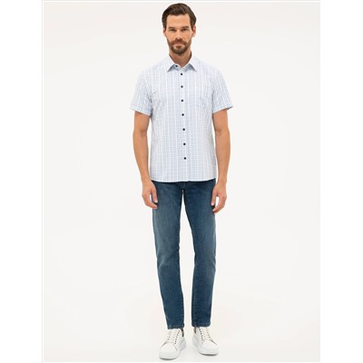 Mavi Regular Fit Kısa Kollu Gömlek