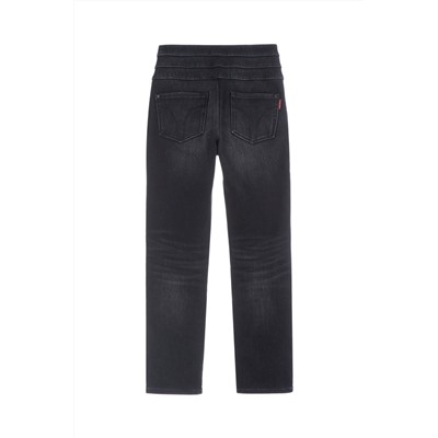 Vaquero skinny fit de tiro alto Negro
