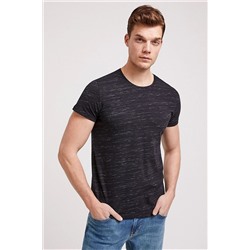 Lee Cooper Erkek Rach O Yaka T-Shirt Siyah 202 LCM 242056 202 LCM 242056 8101
